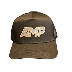 AMP Black Trucker Hat